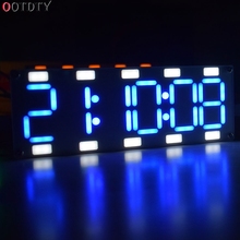 DIY Large Two-Color Digital Clock DIY Kit 6 Digit LED Digital Tube Clock Kit Touch Control +Time Temperature Date Week Display 2024 - buy cheap