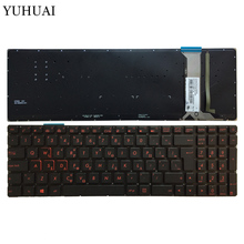 Greek backlit keyboard For ASUS GL551 GL551J GL551JK GL551JM GL551JW GL551JX G552 G552V G552VW G552VX FZ50JX GL752VW GL742VW 2024 - buy cheap