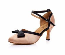 Женские бальные туфли для латинских танцев на высоком каблуке 7,5 см, сандалии для сальсы, женские туфли для танго и самбы, туфли для вечеринок, VA30 2024 - купить недорого