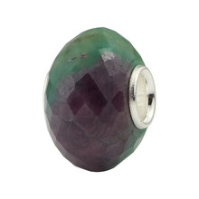 DIY Jóias de Prata Esterlina 925 Natural Dongling stone cut beads Charme Bead Fit Europeu Troll Pulseira Fazer Jóias 2024 - compre barato