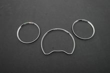 High Quality Chrome Dashboard Gauge Ring Bezel Dial Ring Set for Mercedes Benz W210 95-99 Free Shipping 2024 - buy cheap