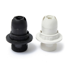 Mini Edisons Screw SES Practical E14 Base Light Bulb Lamp Holder Pendant Socket Lampshade Ring 250V 2A Black/White 2024 - buy cheap