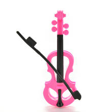 Новинка 1 шт. подарки на день рождения для девочек Dreamhouser розовый цвет детский игровой домик пластиковая игрушка музыкальный инструмент игрушки скрипка для девочек куклы 2024 - купить недорого