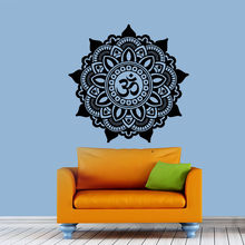 Free shipping DIY Mandala Yoga Sign Om Home Decal Vinyl Wall Sticker Yoga Meditation Wall Decals 2024 - buy cheap