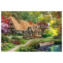 Cozy Cottage DIY 5D Diamond Embroidery Resin Home Decor Gardening & Flowers Houses full Diamond Painting Cross Stitch Kits 2024 - buy cheap