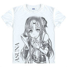 Sword Art Online SAO T-Shirt asada  Shirt Fast Drying T-shirts anime costume summer Kawaii T-Shirts Girls lolita anime Clothes a 2024 - buy cheap