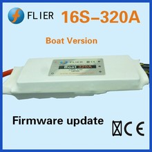 Flier new version speed controller 16S 320A brushless boat ESC with programming USB Wires 2024 - buy cheap