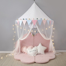 Mosquito Net Tent Nordic Baby Crib Canopy Bed Curtain Kids Play Tent Teepee Baby Crib Mosquito Netting Indoor Outdoor Home Decor 2024 - buy cheap