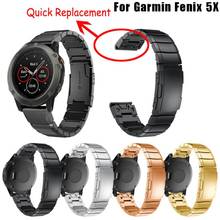 CARPRIE Smart Accessories wrist strap For Garmin Fenix 5S GPS Watch Genuine Stainless Steel Bracelet Quick Fit Band Strap dec14 2024 - buy cheap