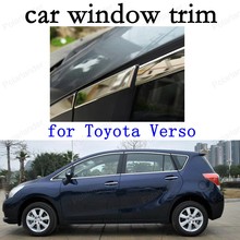 car stying Car Exterior Accessories Decoration Strips  Stainless Steel Window Trim for Toyota Verso 2024 - buy cheap