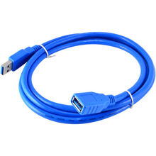 Cabo de extensão usb 3.0 tipo a macho para fêmea, 5 pés, 5 pés, 1.5m, azul 2024 - compre barato