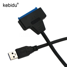 Kebidu USB 3.0 To SATA 22 Pin 2.5 Inch Hard Disk Driver SSD Adapter Cable Super Fast Speed USB Cable Converter 2024 - buy cheap