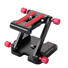 Z Flex Tilt Tripod Head Folding Quick Release Plate Camera Aluminum Alloy Rail Bracket for DSLR Camera Stabilizer Gear 4 screw 2024 - buy cheap