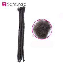 Sambraid Handmade Dreadlocks Hair Extensions 20 Inch Crochet Braids Hair 5 Stands/pack Synthetic Crochet Braiding Hair 2024 - buy cheap
