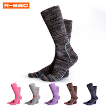 Лыжные носки (3 пар/лот) R-BAO/RB3326 хлопковые мужские и женские спортивные носки теплые носки для пешего туризма на открытом воздухе 2024 - купить недорого