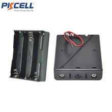 Funda porta baterías de plástico negro, cable para 4x18650, 4x18650, 18650, 4 celdas, batería 18650, 14,8 V, 4 Uds. 2024 - compra barato