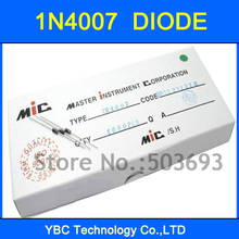 200pcs/lot 1N4007 IN4007 4007 Rectifier Diode Brand MIC 2024 - buy cheap