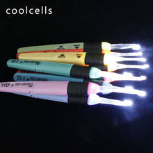 2.5MM-6.5MM Led Light Up Crochet Hook Knitting Needles Weave Sewing Accessories 2024 - buy cheap