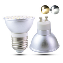 GU10 E27 светодиодная лампа мощностью 3 Вт 5 Вт 7 Вт с регулируемой яркостью, светодиодная лампа AC220V 230 в 60 70 80 светодиодов, точечное освещение для кухни, бара, Декор, свеча 2024 - купить недорого