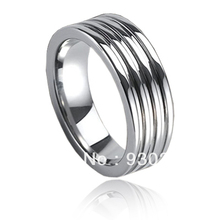 Anillos de boda de tungsteno para hombre, 6-16 tamaño personalizado, Envío Gratis 2024 - compra barato