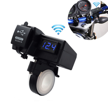 12V двойной USB адаптер для прикуривателя мотоцикла с Bluetooth GPS руль мотоцикла розетка зарядное устройство сплиттер 2024 - купить недорого