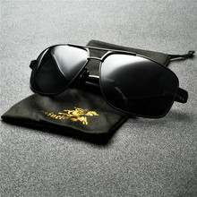 Gafas de sol polarizadas con espejo para hombre, lentes de sol rectangulares de color negro, a la moda, clásicas, para pesca, NX, 2019 2024 - compra barato