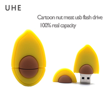 USB flash drive cartoon nut meat model pen drive 4GB 8GB 16GB 32GB 64G real capacity memory stick creative gift pendrive cle usb 2024 - buy cheap