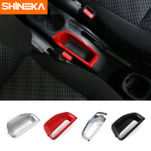 Shineka-porta interior automotiva, decorativa, abs, para suzuki jimny 2007 +, armazenamento para as mãos, estilo 2024 - compre barato