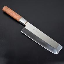 Cuchillo de corte de acero inoxidable 5Cr15 para cocina, utensilio para cortar carne, verduras, salmón, Sashimi, Sushi, carne 2024 - compra barato
