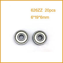 20pcs 626z abec 626 zz Miniature deep groove ball bearing 626ZZ 6*19*6 mm 2024 - buy cheap