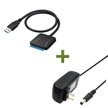 Adaptador de usb 100 para sata, conversor de cabo usb 3.0 para disco rígido hdd de 3.0 polegadas, 2.5 peças 2024 - compre barato