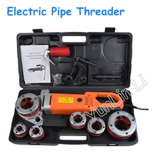 4 die heads Electric Pipe Threader Portable Sleeve Machine 220V Galvanized Pipe Sleeve Machine Electric Threading Tools 2024 - buy cheap