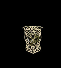 Women and Men Lapel Pin Glen of Imaal Terrier Brooch Trendy Gold And Silver-plated free ship 2024 - buy cheap