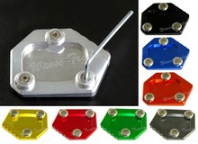 Suporte lateral para motocicleta, placa de suporte para extensão e apoio de pé para honda cb250f cb650f cbr650f cbr300r 2016-2020 2024 - compre barato