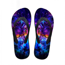 Chinelo masculino galaxy plus size 39-44, chinelo de verão personalizado para homens sandálias de praia plataforma 2024 - compre barato