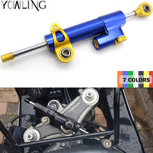 Motorcycle Accessories Damper Stabilizer Damper Steering For yamaha YZF R25 R15 R6 R125 kawasaki z750 Z800 FZ8 FZ1 FZ6R EX-300 2024 - buy cheap