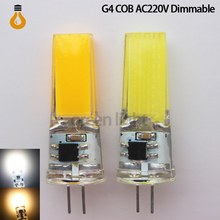 Mini G4 LED Lamp COB LED Bulb 9W AC220V LED G4 COB Light Dimmable 360 Beam Angle Chandelier Lights Replace Halogen G4 Lamps 2024 - buy cheap