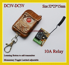 Interruptor transmissor e receptor 1 canais controle remoto, 5v dc sem fio 1ch mini tamanho aprender código momentâneo alternância travada 315/433mhz 2026 - compre barato Interruptor transmissor e receptor 1 canais controle remoto, 5v dc sem fio 1ch mini tamanho aprender código momentâneo alternância travada 315/433mhz 2026 - compre barato