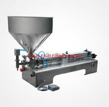 5-100ML Pneumatic pasty food filling machine sticky pasty filler stainless SS304,hot sauce bottling equipment,beverage packer 2024 - buy cheap