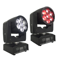 2pcs/lot 7*12W 4 in1 RGBW ZOOM Wash LED Moving Head Light Stage Disco Moving Head DJ Lighting 2024 - buy cheap