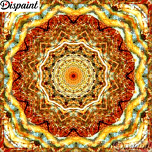 Dispaint Full Square/redondo taladro 5D DIY diamante pintura "Mandala paisaje" 3D bordado punto de cruz 5D decoración para el hogar A11371 2024 - compra barato