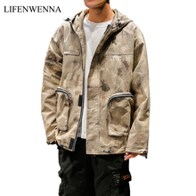 High Quality 2019 New Brand Spring Men's Jacket Men Fashion Camouflage Casual Loose Jackets Coat Male Bomber Outwear Jackets 5XL 2024 - buy cheap