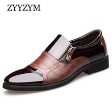 ZYYZYM-zapatos formales con cordones estilo Oxford para hombre, zapatos de vestir de oficina, formales, para oficina 2024 - compra barato