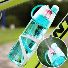 Garrafa de água para ciclismo, garrafa portátil de plástico para uso ao ar livre e escalada, 600ml 2024 - compre barato
