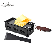 LMETJMA Swiss Cheese Roasters Practical Mini Cheese Oven With Wooden Handle Nonstick Cheese Baking Tray BBQ Tools KC0129 2024 - buy cheap