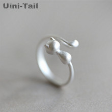 Uini-tail-anillo abierto de Plata de Ley 925 para mujer, bonito y dulce, de gato súper bonito, dinámico, hipoalergénico, de alta calidad 2024 - compra barato