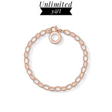 6MM Rose Gold Color Chain Link Basic Bracelets Classic Charm Bracelets Silver Fashion Jewelry for Women and Men Gift 2024 - buy cheap