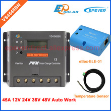 24V 45A PWM VS4548BN 12V/24V/36V/48V auto work EPEVER Solar power bank controller off grid system ble eBOX 45amps EPsolar 2024 - buy cheap