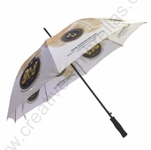 Customized mass cargo Oem Ex-factory 120cm dia promotion golf umbrella anti-rust fiberglass advertising food outdoor parasol 2024 - buy cheap