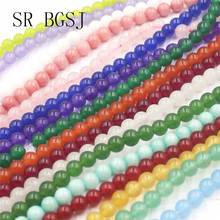 Free Shipping 6mm Select by Color  Natural Jades Round Beads Stone Jewelry Making Wholesale Beads Strand 15" 2024 - buy cheap